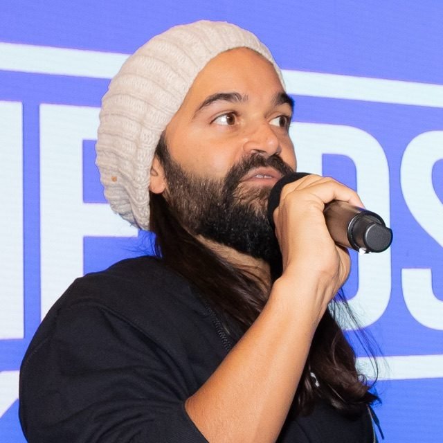 Sam Whitfield, Founder and creative director of Halfmoon Studio. Stand-in photo.